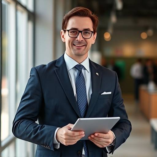 Foto van een zakelijke professional