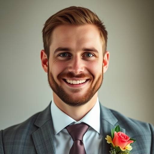 Portret van Benjamin Smit, expert in bruidsfotografie met een vriendelijke uitstraling