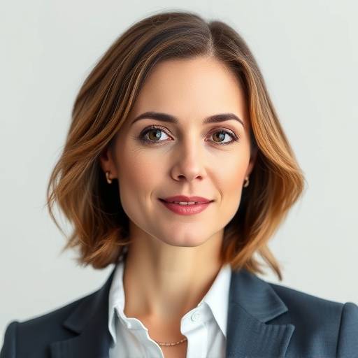 Portret van Clara Janssen, zakelijk fotograaf met een professionele en scherpe blik