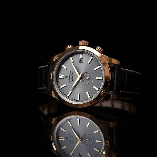 Productfoto van een luxe horloge, met aandacht voor detail en reflectie